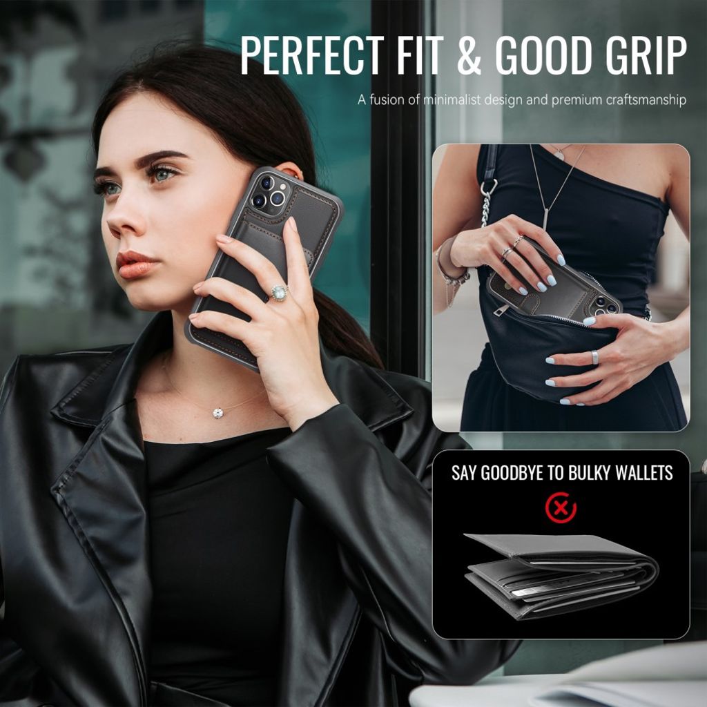 JEEHOOD iPhone 11 Pro Cover med MagSafe - Sort