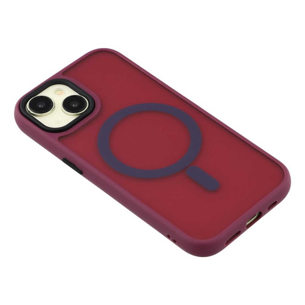 iPhone 15 Cover MagSafe kompatibel – Rød