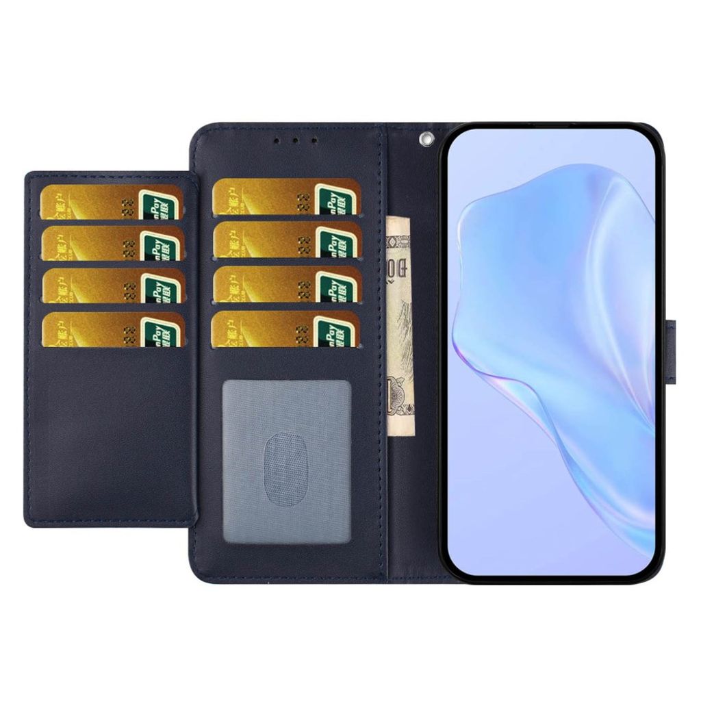 Samsung Galaxy A27 Lommeboketui med Stativ – Blå