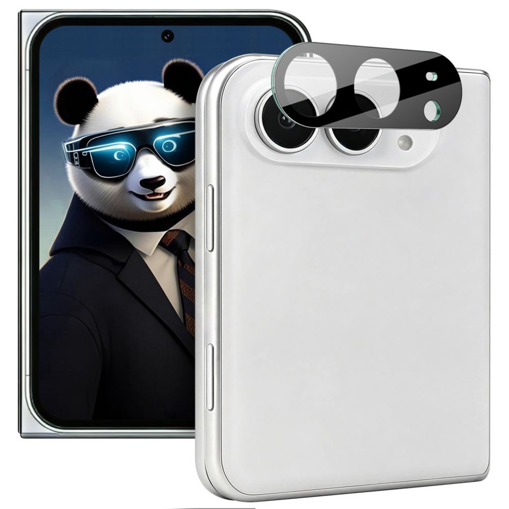 IMAK iPhone Fold Linssinsuoja Karkaistu Lasi + Akryylisuoja - Musta