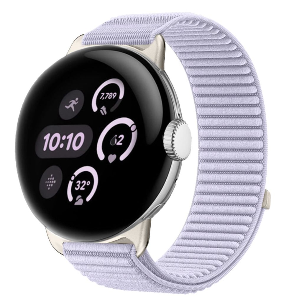 Google Pixel Watch 4 45 mm jne. kellonranneke Nylon - violetti