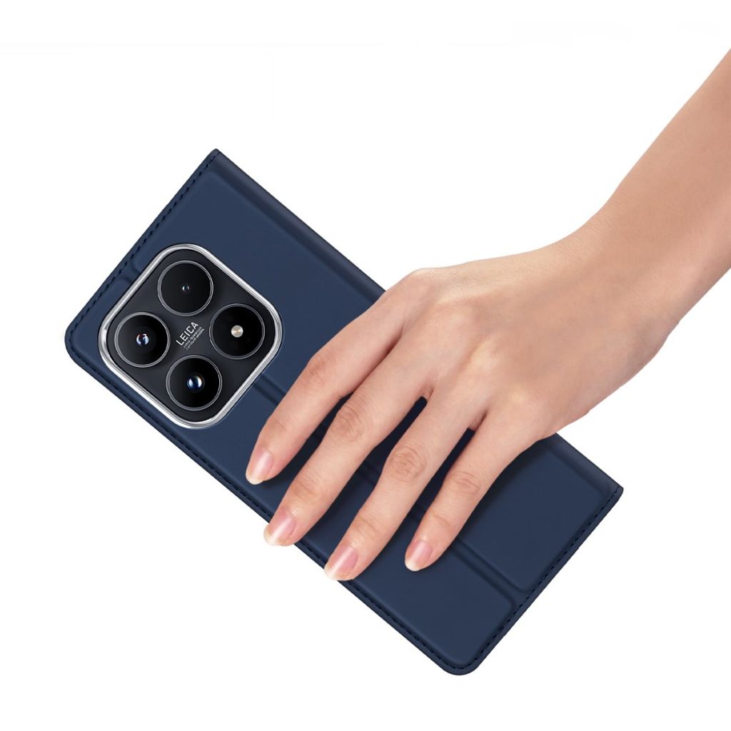 DUX DUCIS Xiaomi 17 Lommeboketui Kortholder/PU-lær/Stativ - Blå