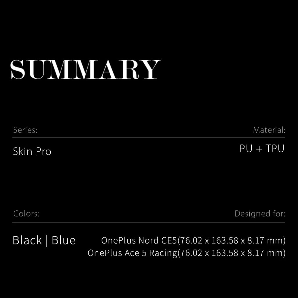 DUX DUCIS OnePlus Ace 5 Racing 5G / Nord CE5 5G Fodral - Blå