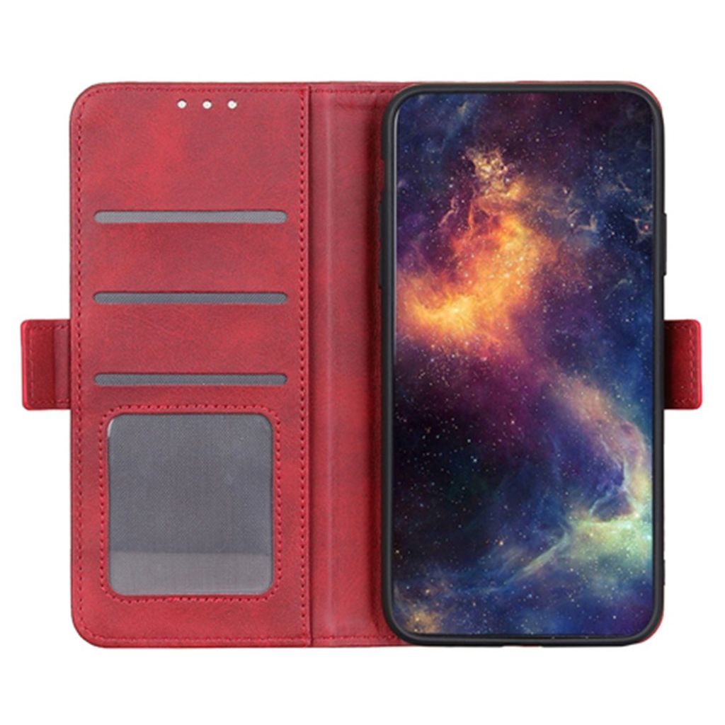 Xiaomi 17T Pro Lompakkokotelo PU nahka - Punainen