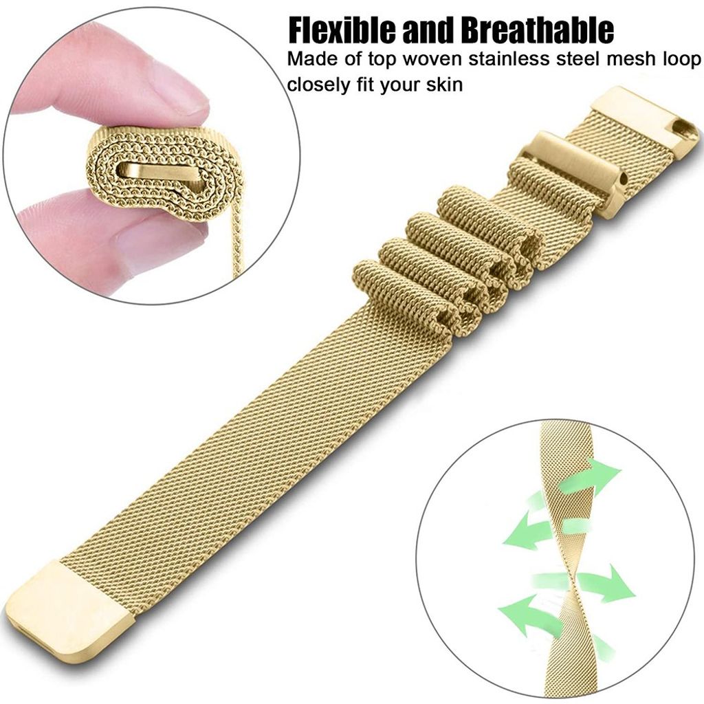 Garmin Forerunner 245 Music/645 Music Milanese Klokkereim - Gull