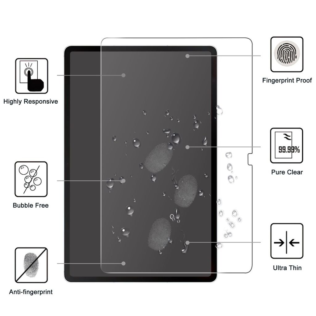 Samsung Galaxy Tab S10 FE Plus Screen Protector, 2.5D