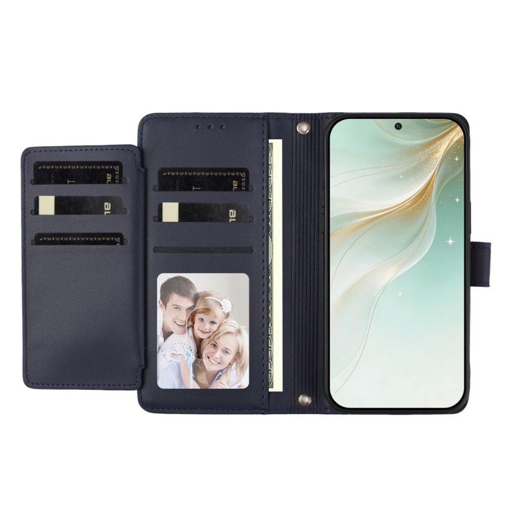 Xiaomi 17T Lompakkokotelo käsihihnalla - Tummansininen