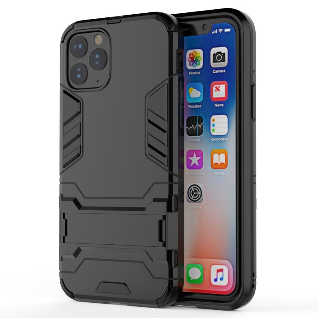 iPhone 11 Pro Telefoncover med Stativ - Sort