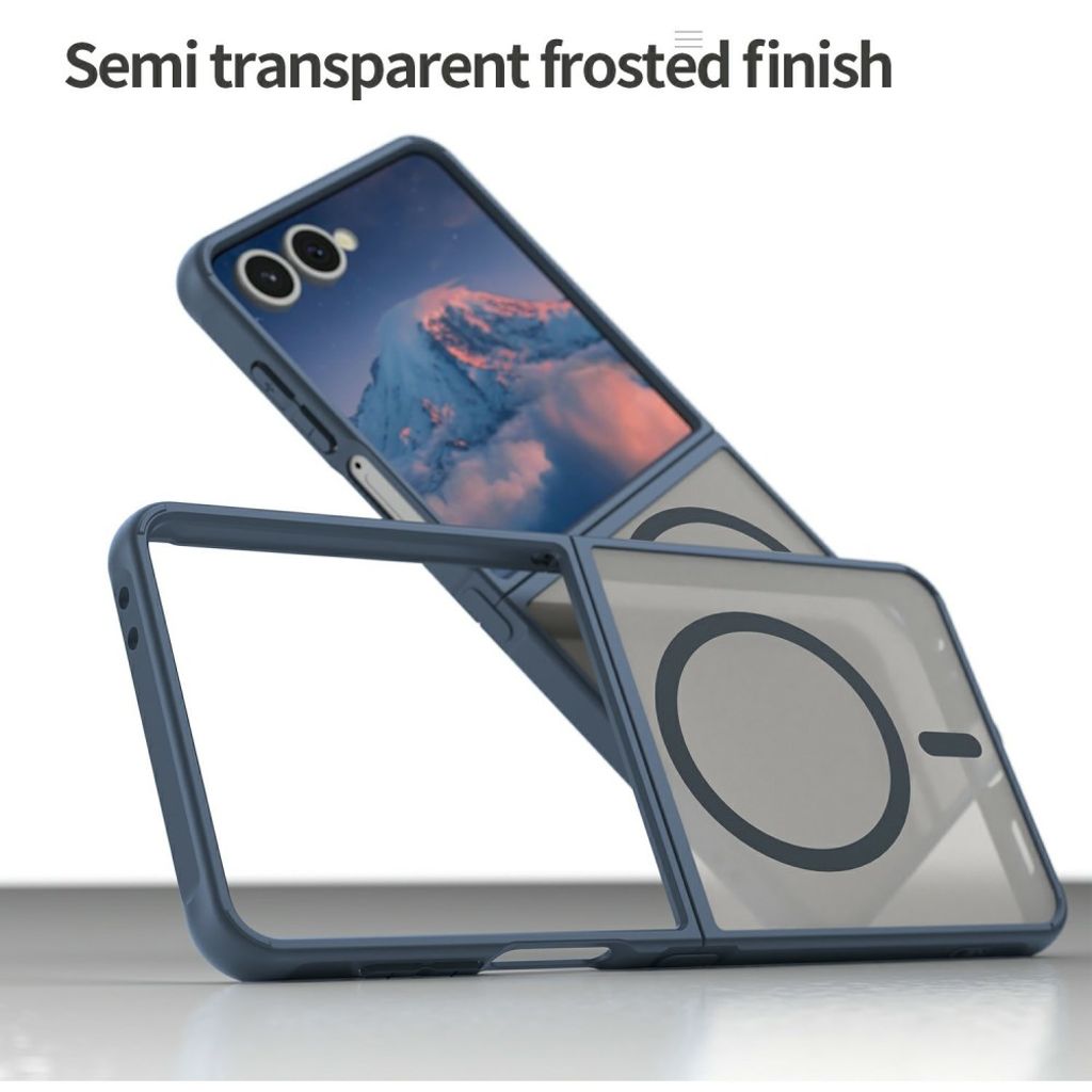 Samsung Galaxy Z Flip7 5G-skal MagSafe-kompatibelt - Blå