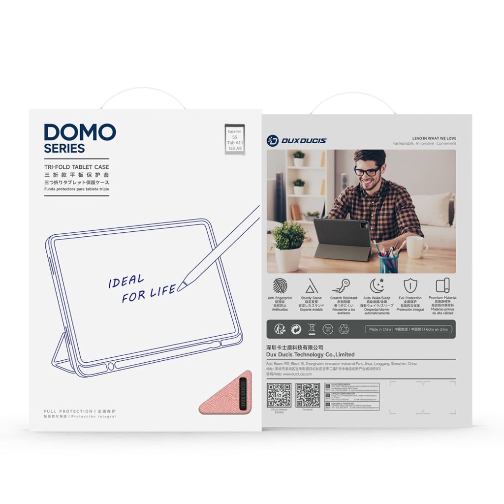 DUX DUCIS Samsung Galaxy Tab A9 / Galaxy Tab A11 Cover - Pink