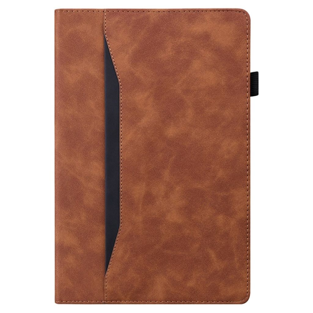 Samsung Galaxy Tab S12 Plus Folio flip cover med kortlommer - Brun