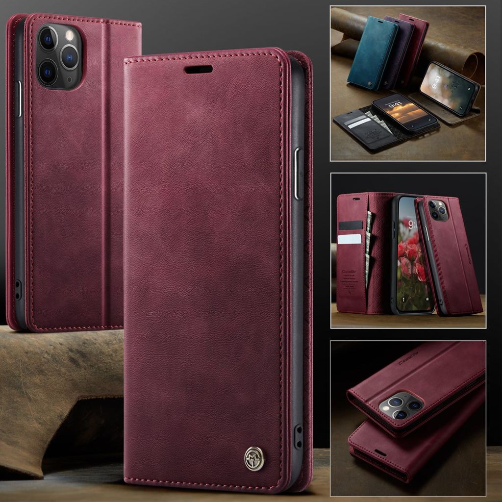 CASEME iPhone 11 Pro Kotelo Jalusta - Punainen