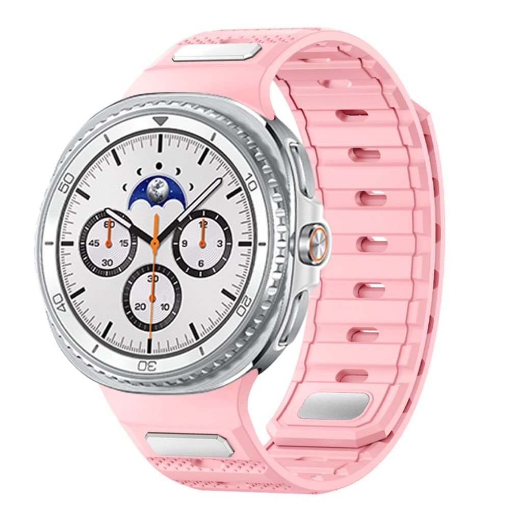 Samsung Galaxy Watch9/9 Classic/8/8 Classic Magnetisk silikon klokkerem - Rosa