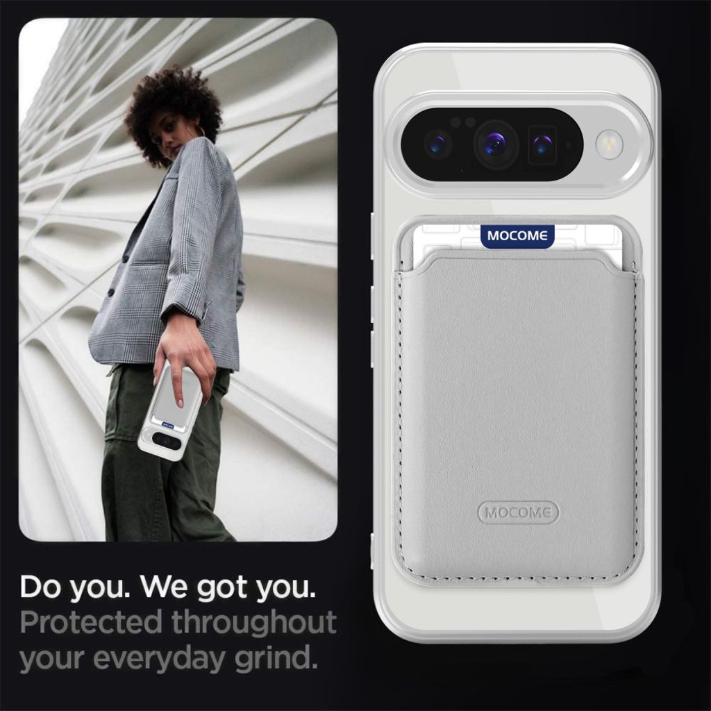 Google Pixel 10 / 10 Pro Case with Wallet - Gray