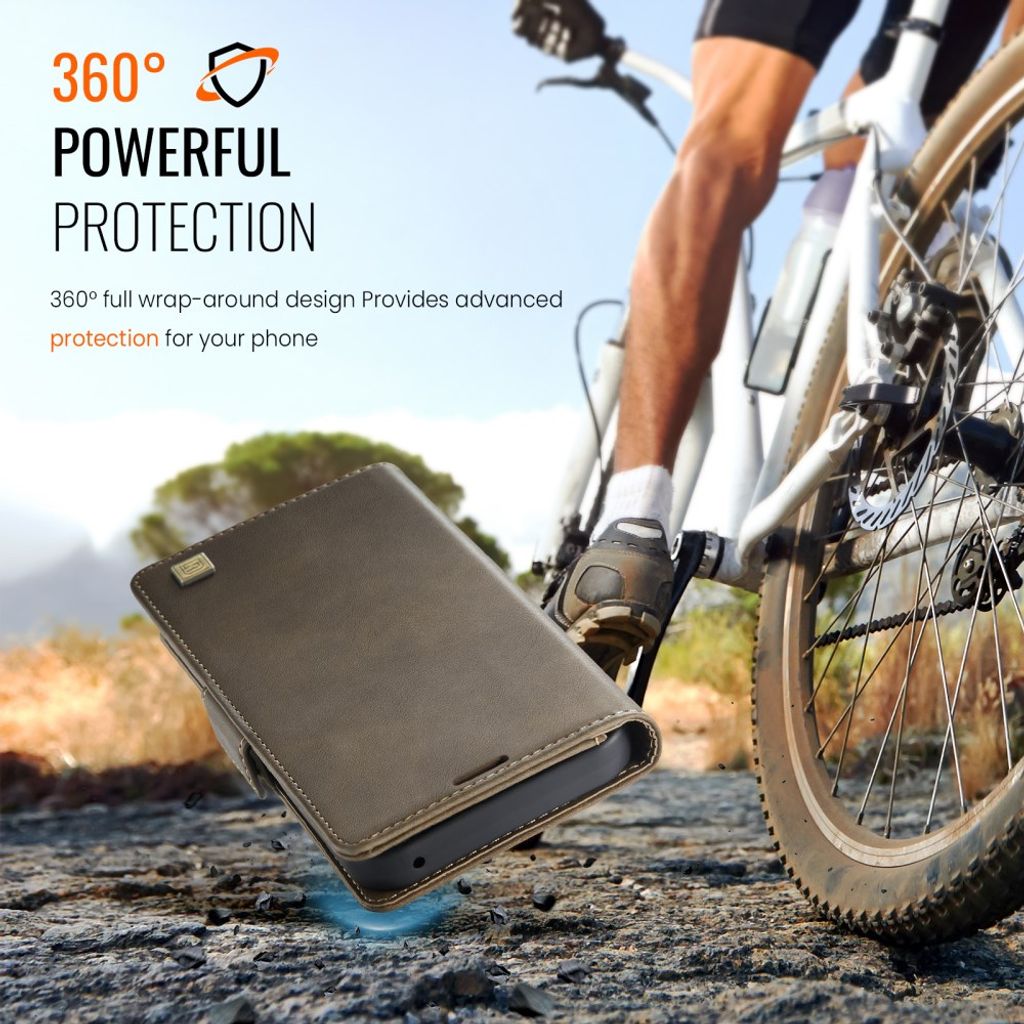 AUTSPACEA11 Google Pixel 11 Pro XL Plånboksfodral med RFID-blockering - Brun