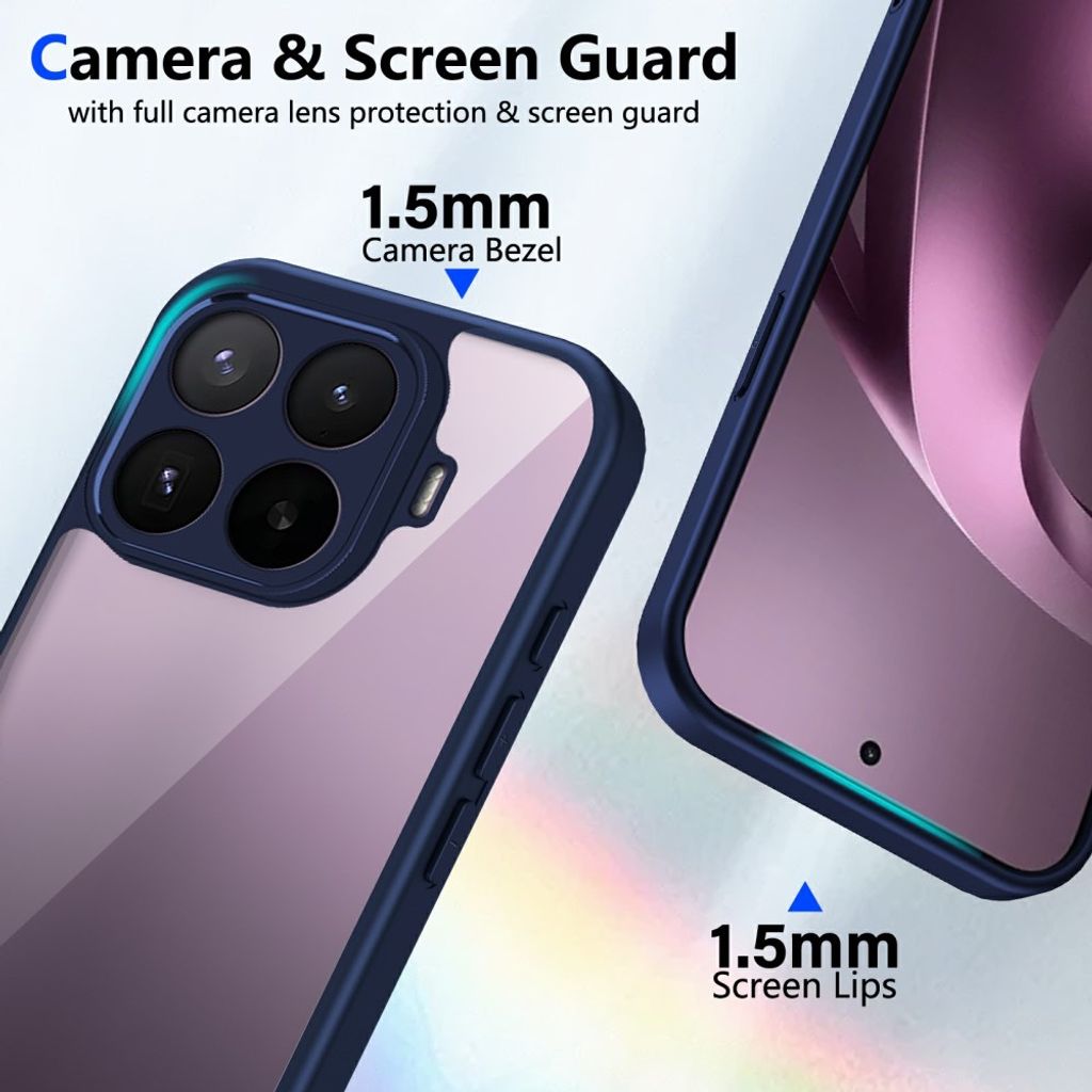 Xiaomi 17T Läpinäkyvällä takaosalla varustettu kuori - Sininen