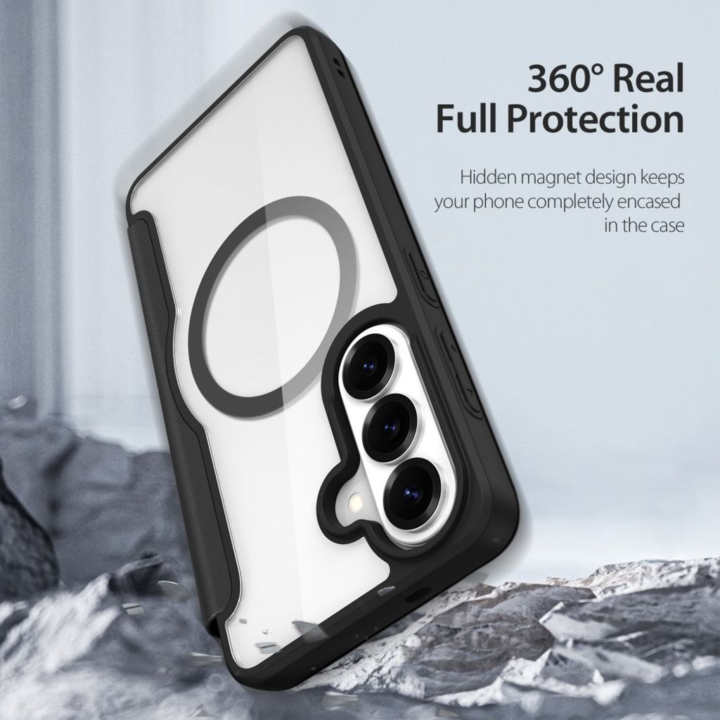 DUX DUCIS Samsung Galaxy S26 MagSafe Plånboksfodral – Svart