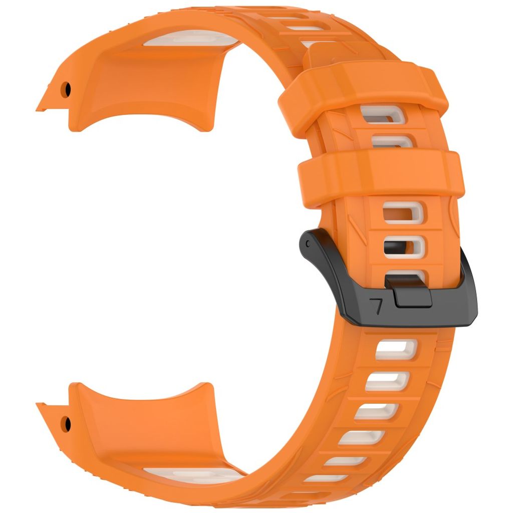 Garmin Instinct 3 45mm Watch Strap in Silicone - Orange, Beige