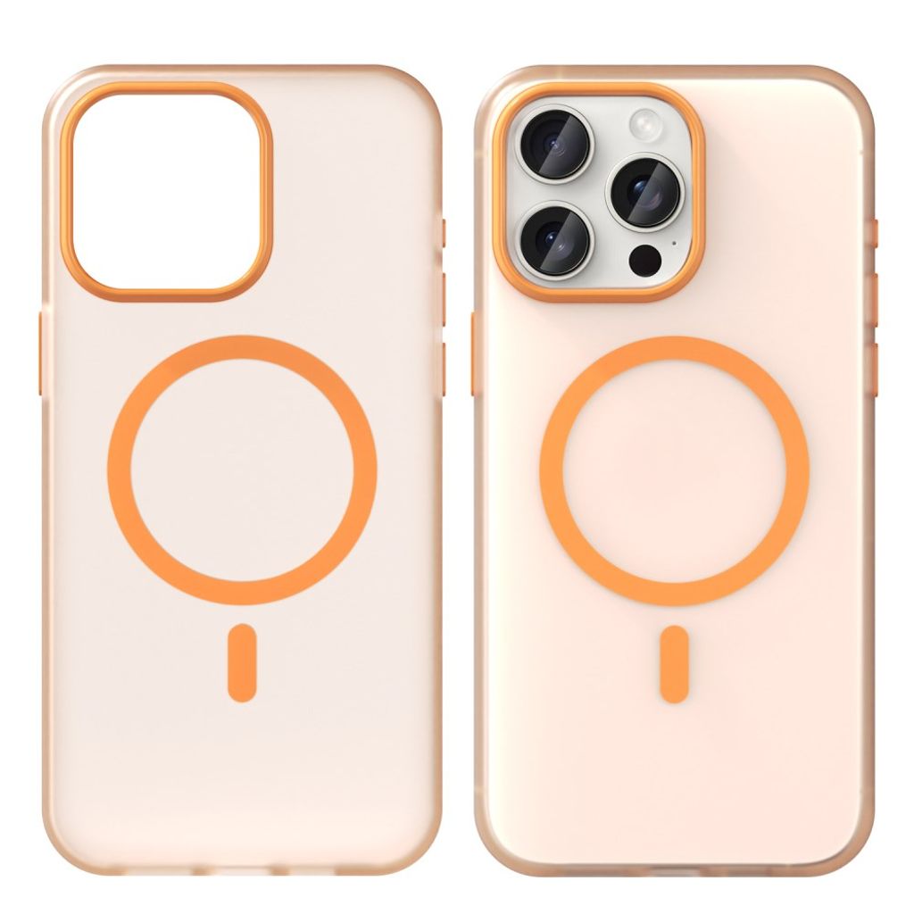 iPhone 15 Pro Max MagSafe Kuori - Oranssi