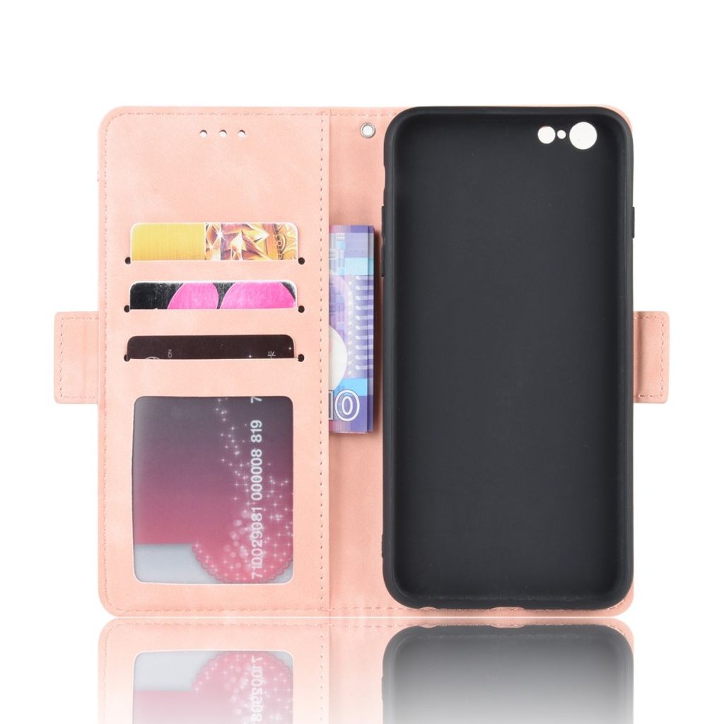 iPhone 6/6s Etui med Stativ - Rosa