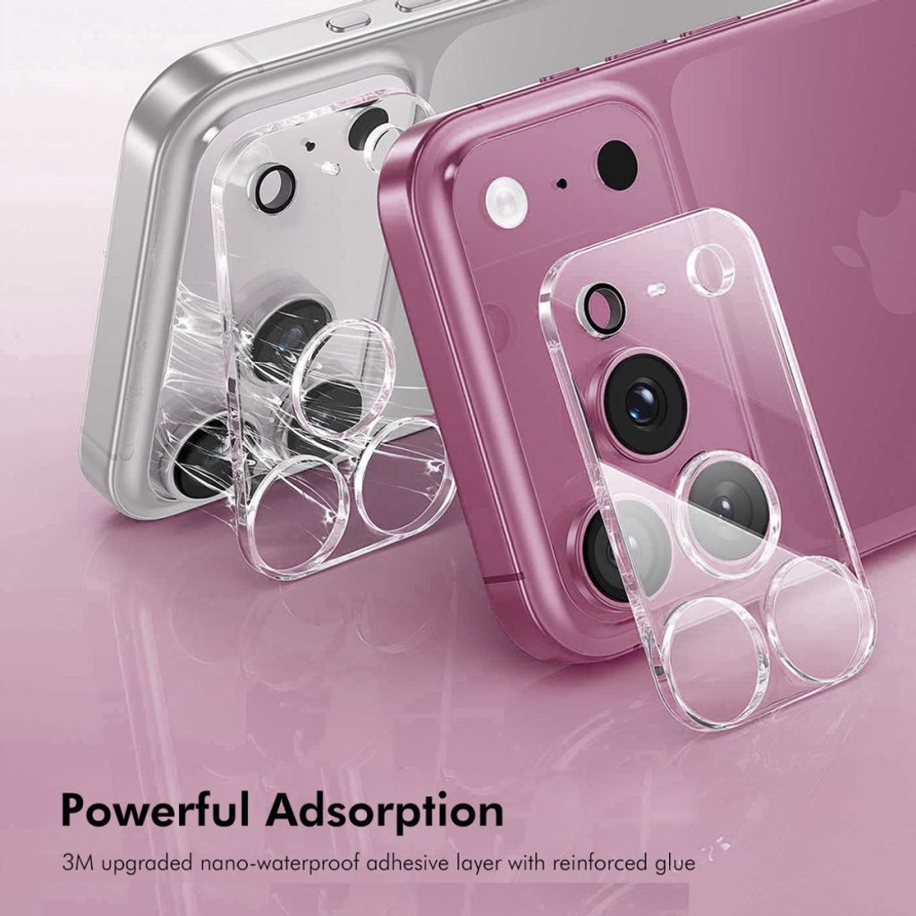 ENKAY Hat-Prince iPhone 18 Pro 2 stk Linsebeskytter Herdet Glass