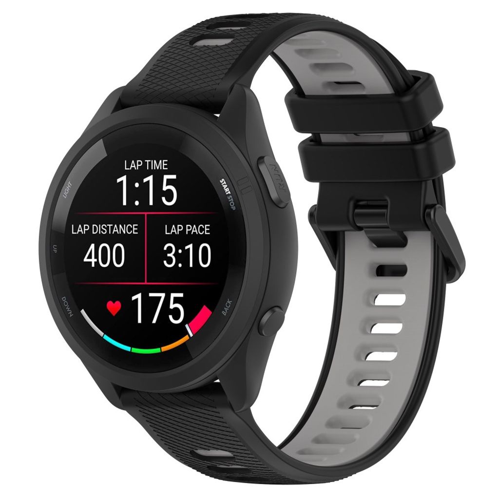 Garmin Forerunner 265S Klockarmband Tvåfärgat - Svart/Grå