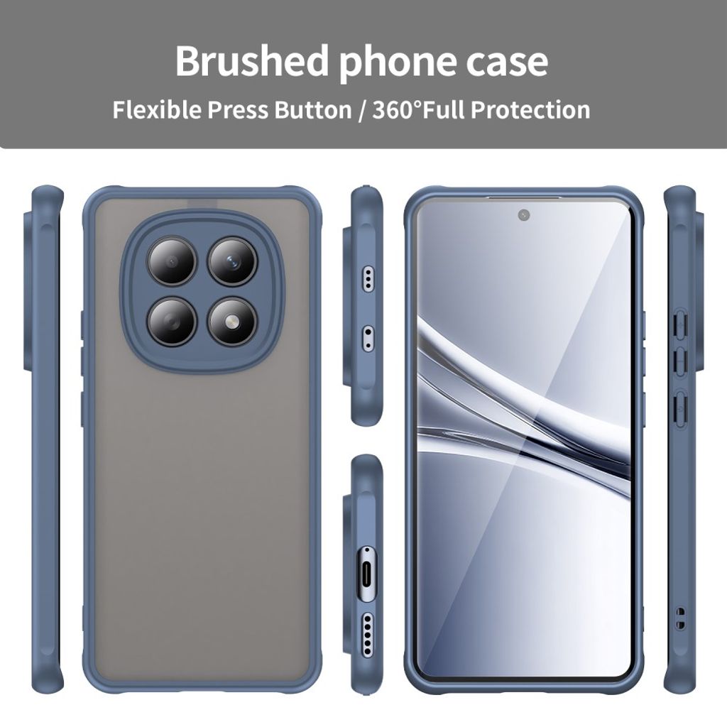 Xiaomi Poco M8 5G/Redmi Note 15 5G/15 4G Plånboksskal Stötsäker - Blå