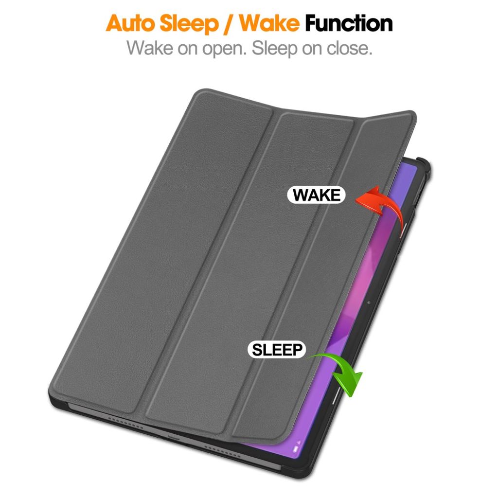 Lenovo Idea Tab Pro Kotelo, jalusta - harmaa