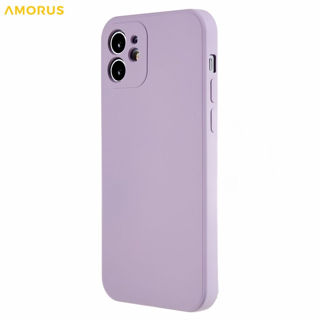 AMORUS iPhone 12 TPU Skal - Lila