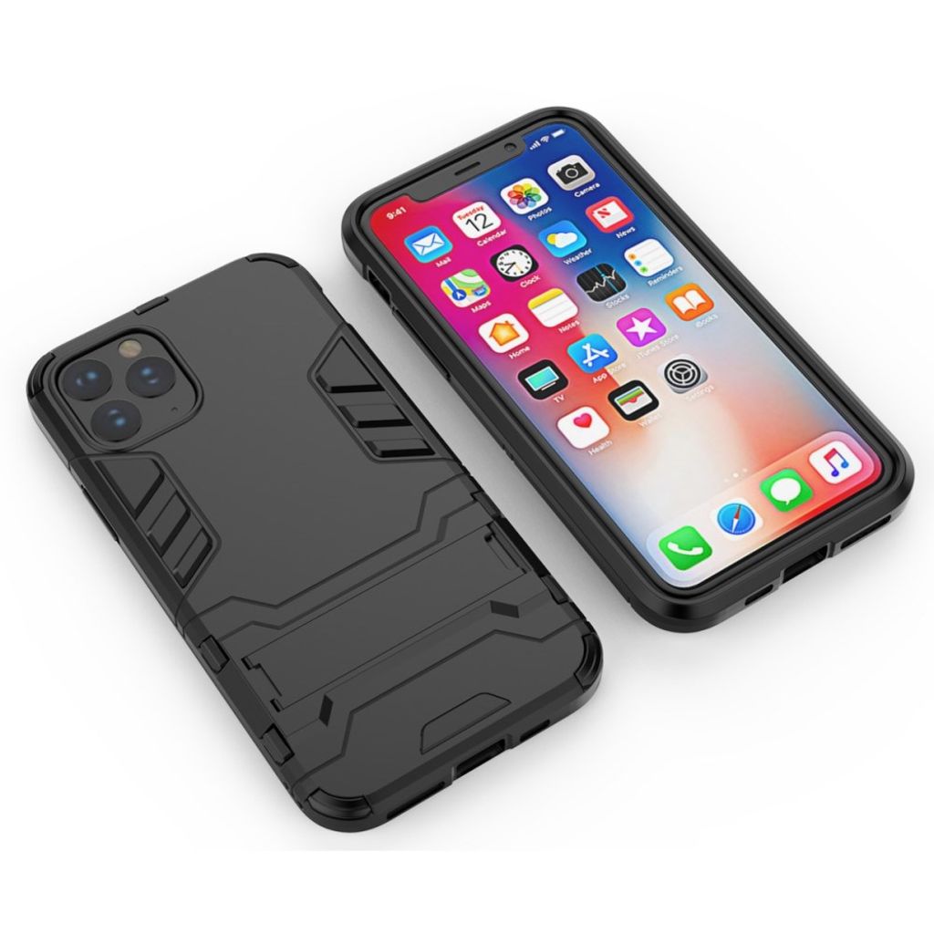 iPhone 11 Pro Telefoncover med Stativ - Sort