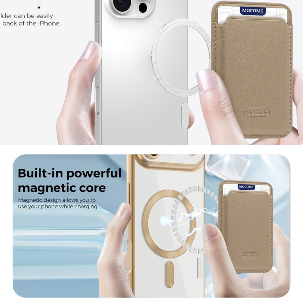 iPhone Air MagSafe Kuori Irrotettavalla Kortin haltijalla - Desert Gold