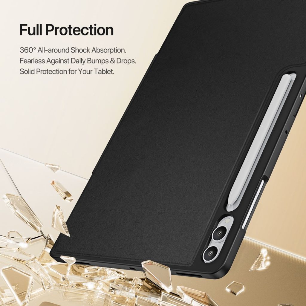 DUX DUCIS Samsung Galaxy Tab S12 Ultra/S11 Ultra etc Kotelo taittuvalla jalustalla - Musta