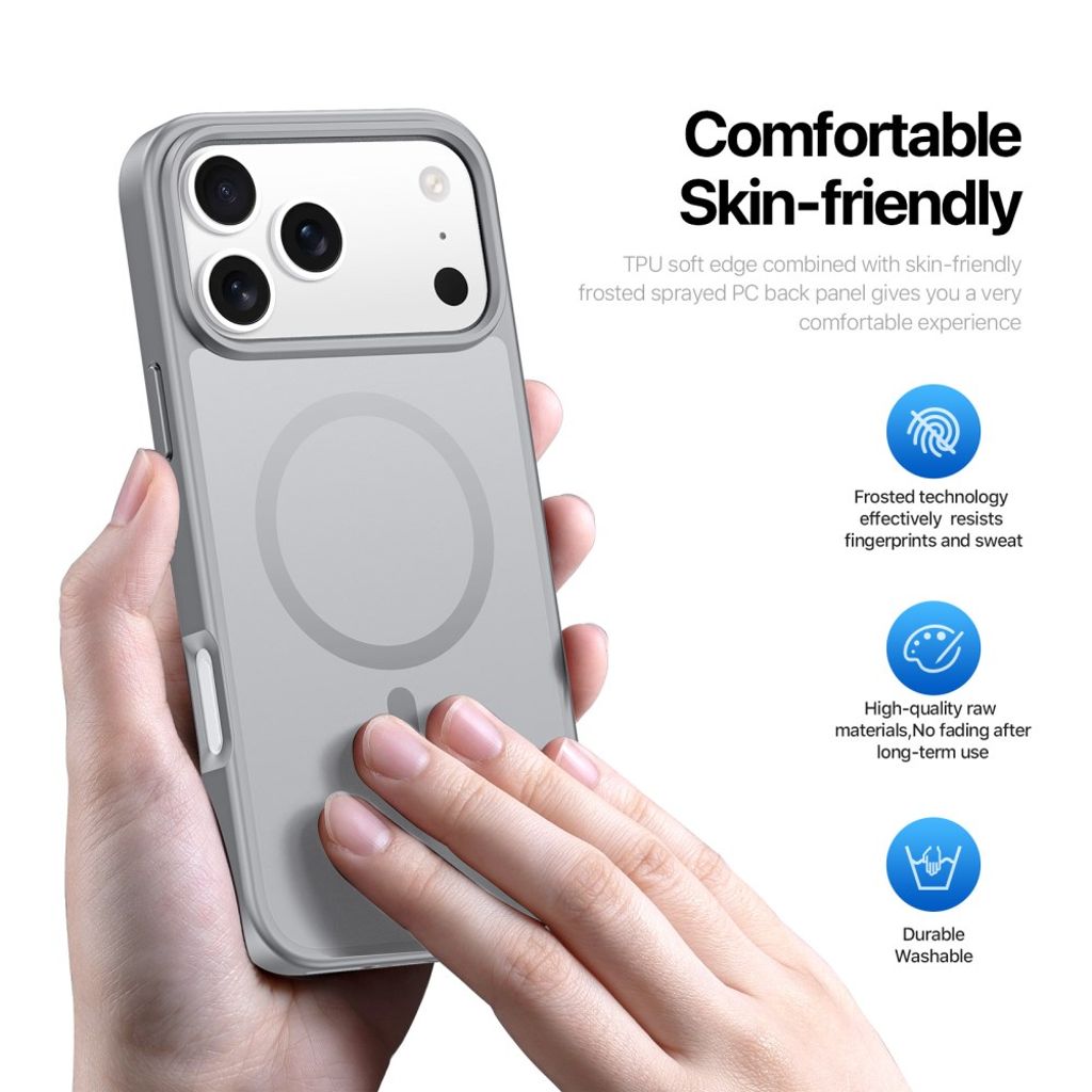DUX DUCIS iPhone 17 Pro Case with MagSafe - Gray