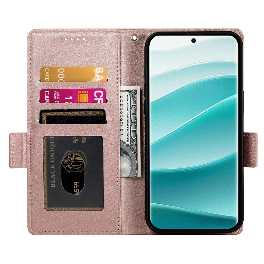 Xiaomi Redmi Note 15 ProPlus 5G Wallet cover - Rose Gold