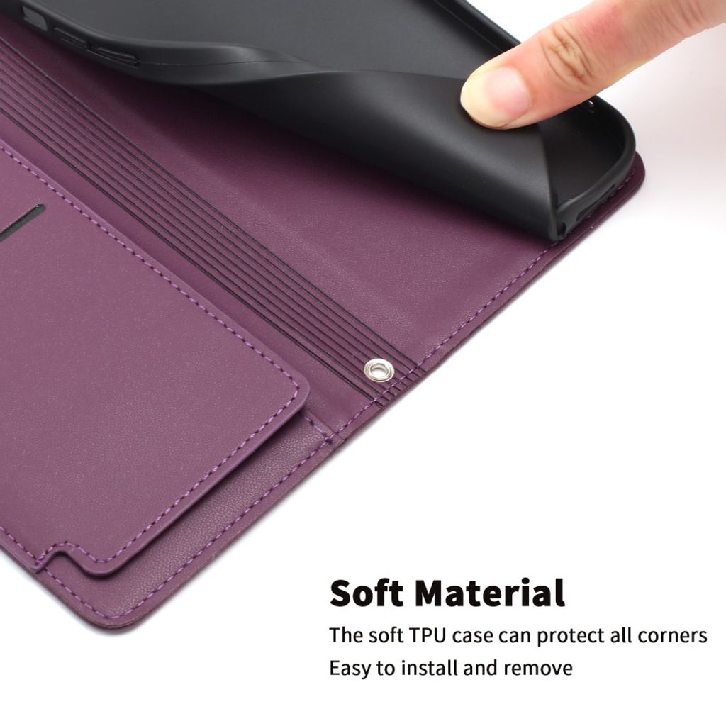 Xiaomi 17T Lompakkokotelo käsihihnalla - Violetti