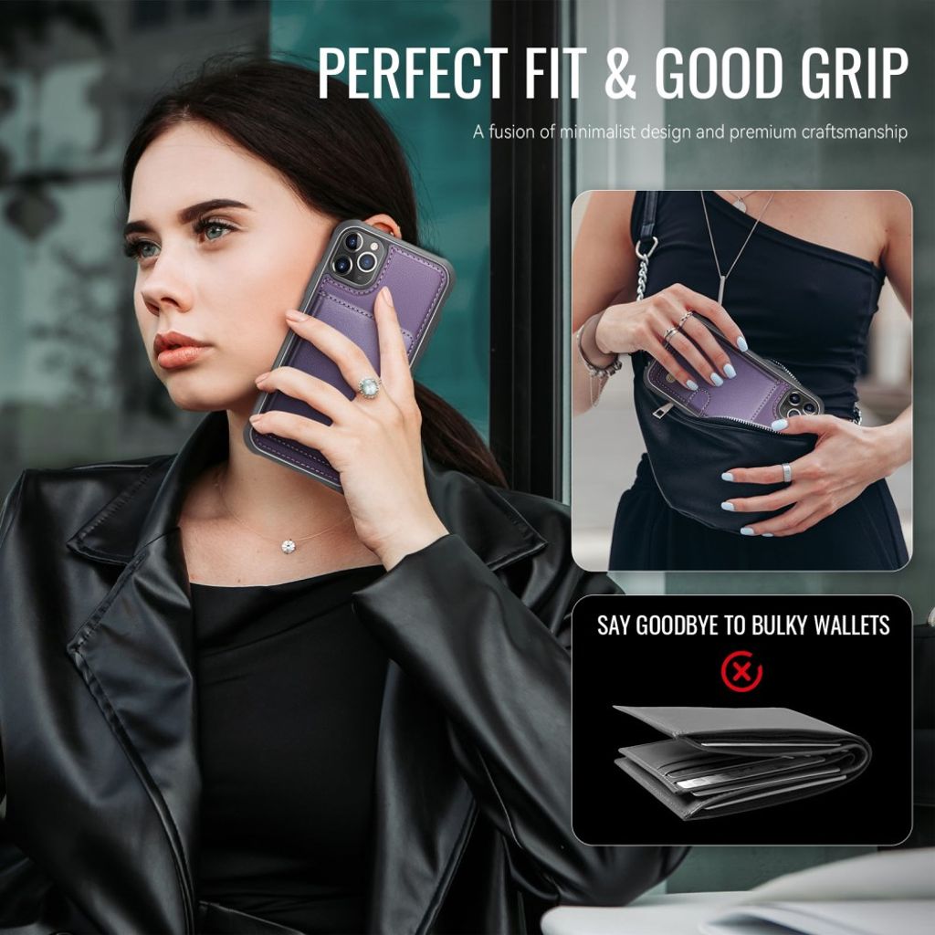 JEEHOOD iPhone 11 Pro Cover med MagSafe - Lilla