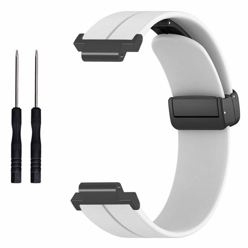 Garmin Forerunner 220/230/235/620/630/735X Silikon Klokkereim - Hvit