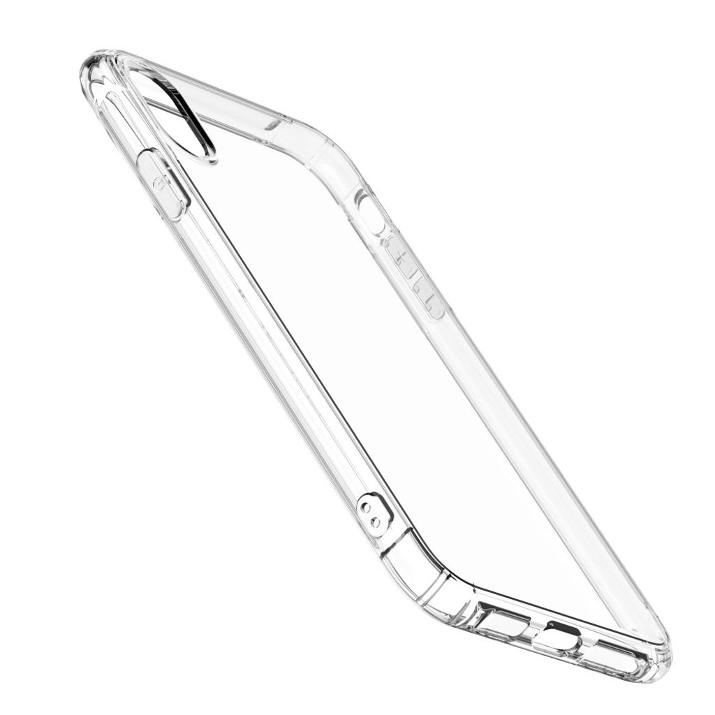 iPhone X/XS Deksel Støtsikker TPU Air Cushion - Gjennomsiktig