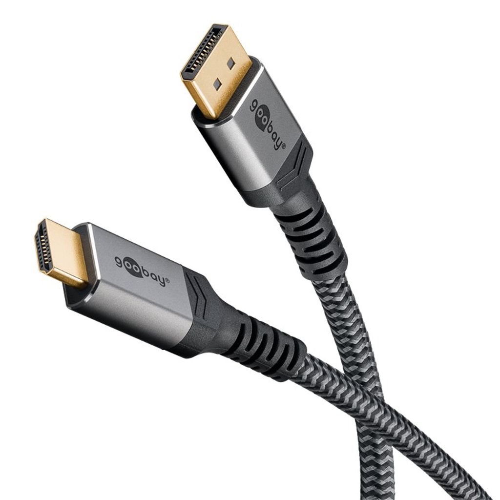 Goobay DisplayPort til HDMI-kabel 8K/60Hz, 1m