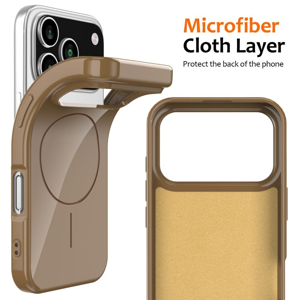 iPhone 17 Pro Skal med bärrem - Guld