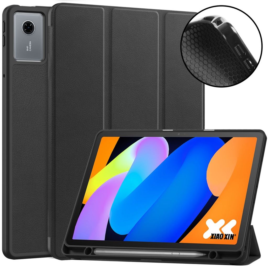 Lenovo Tab K11 Gen 2/Idea Tab/Xiaoxin Pad 11 2025 Etui med Stativ - Svart