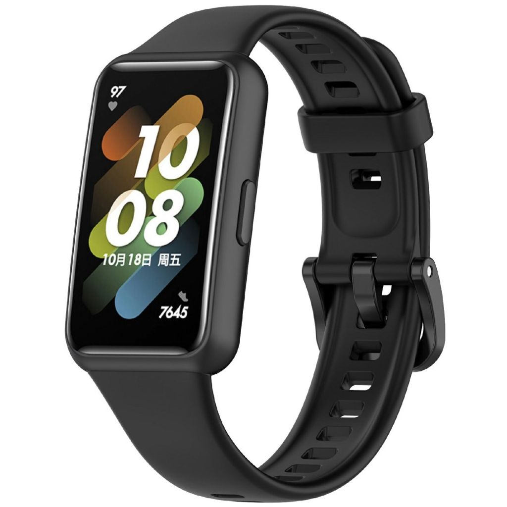 Huawei Band 7 Silikone Urrem – Sort