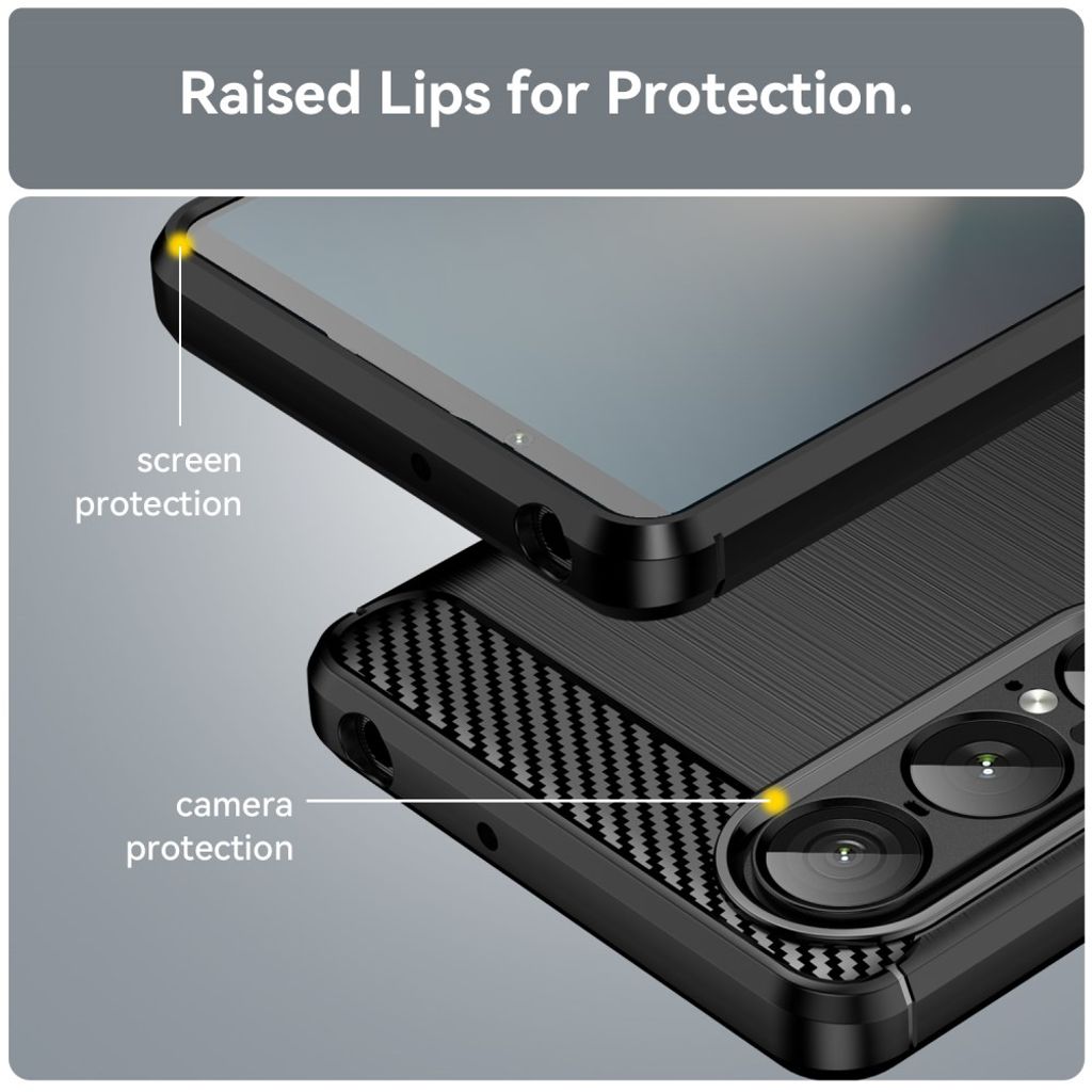 Sony Xperia 1 VII TPU Kuori - Musta
