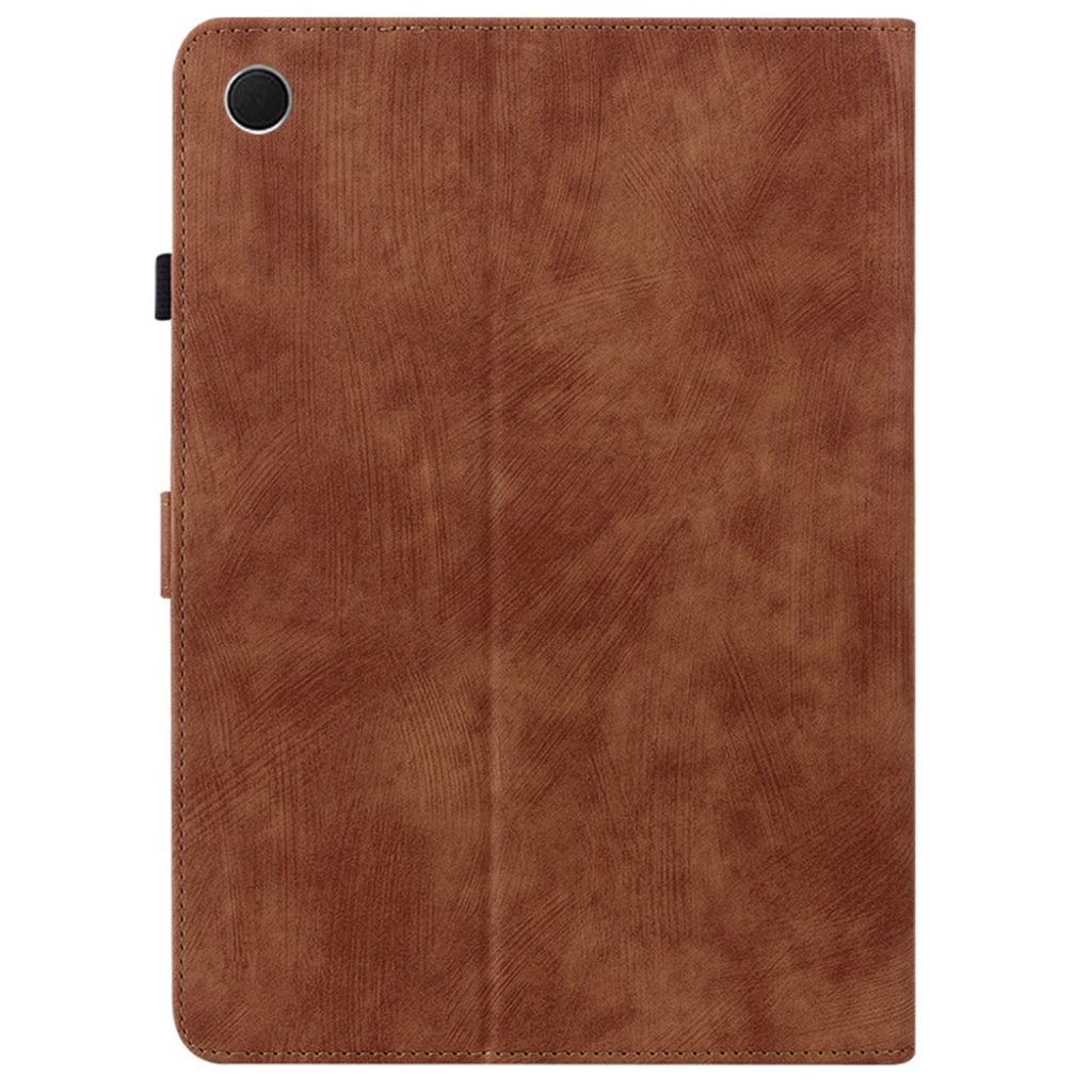 Samsung Galaxy Tab A11 Plus Fodral med tryck - Brun