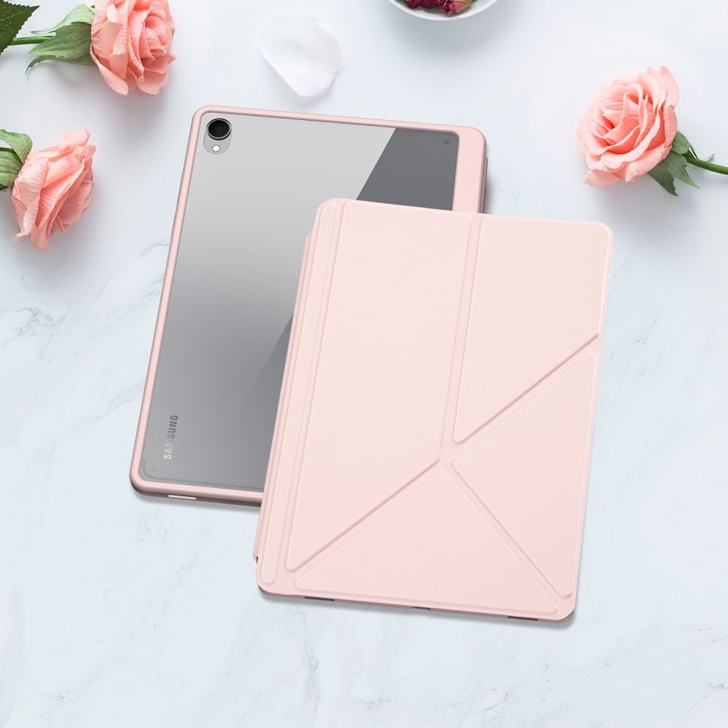 DUX DUCIS Samsung Galaxy Tab S11 kotelo origami-jalusta - Vaaleanpunainen