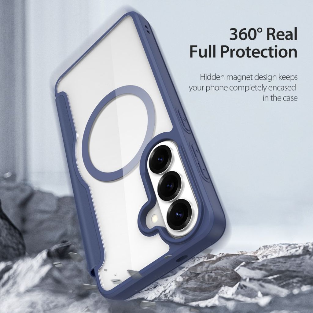 DUX DUCIS Samsung Galaxy S26 Plus MagSafe Lommeboketui - Blå