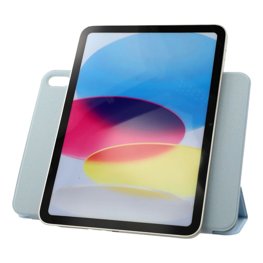 iPad A16 11" 2025/10.9" 2024 Tri-fold flip cover i kunstlæder - Blå