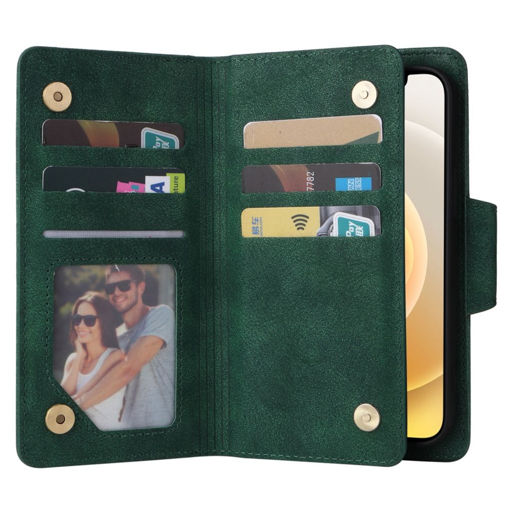 iPhone 12 Mini Cover with Stand - Green