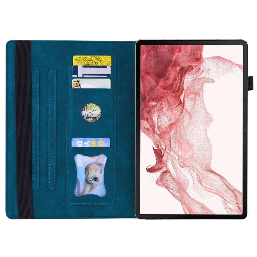 Samsung Galaxy Tab S10 FE Plus Cover with Card Slot - Blue