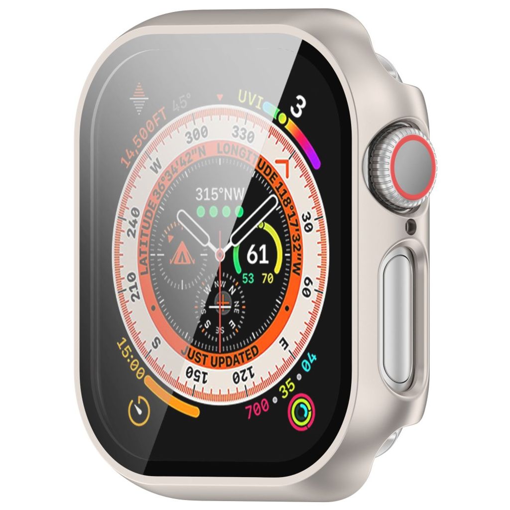 Apple Watch Series 11/10 42mm deksel med skjermbeskytter – sølv